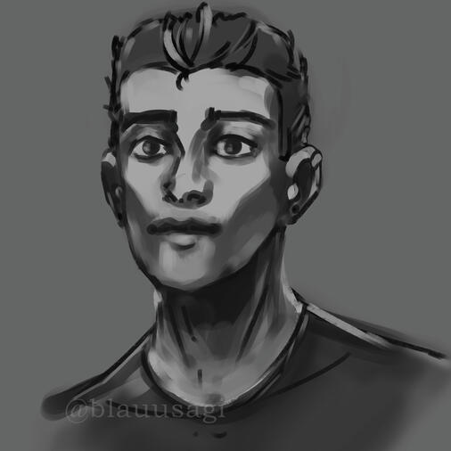 Painting in monochrome